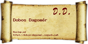 Dobos Dagomér névjegykártya